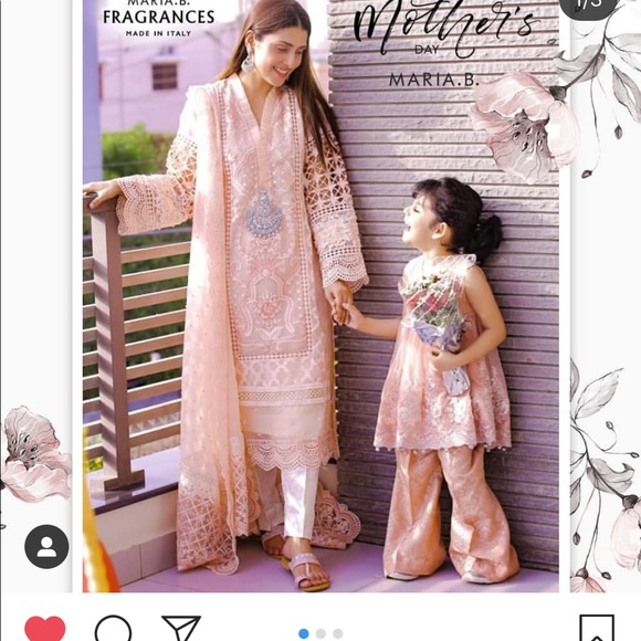 Pakistani Designer Maria b dress - Picture 3 of 8